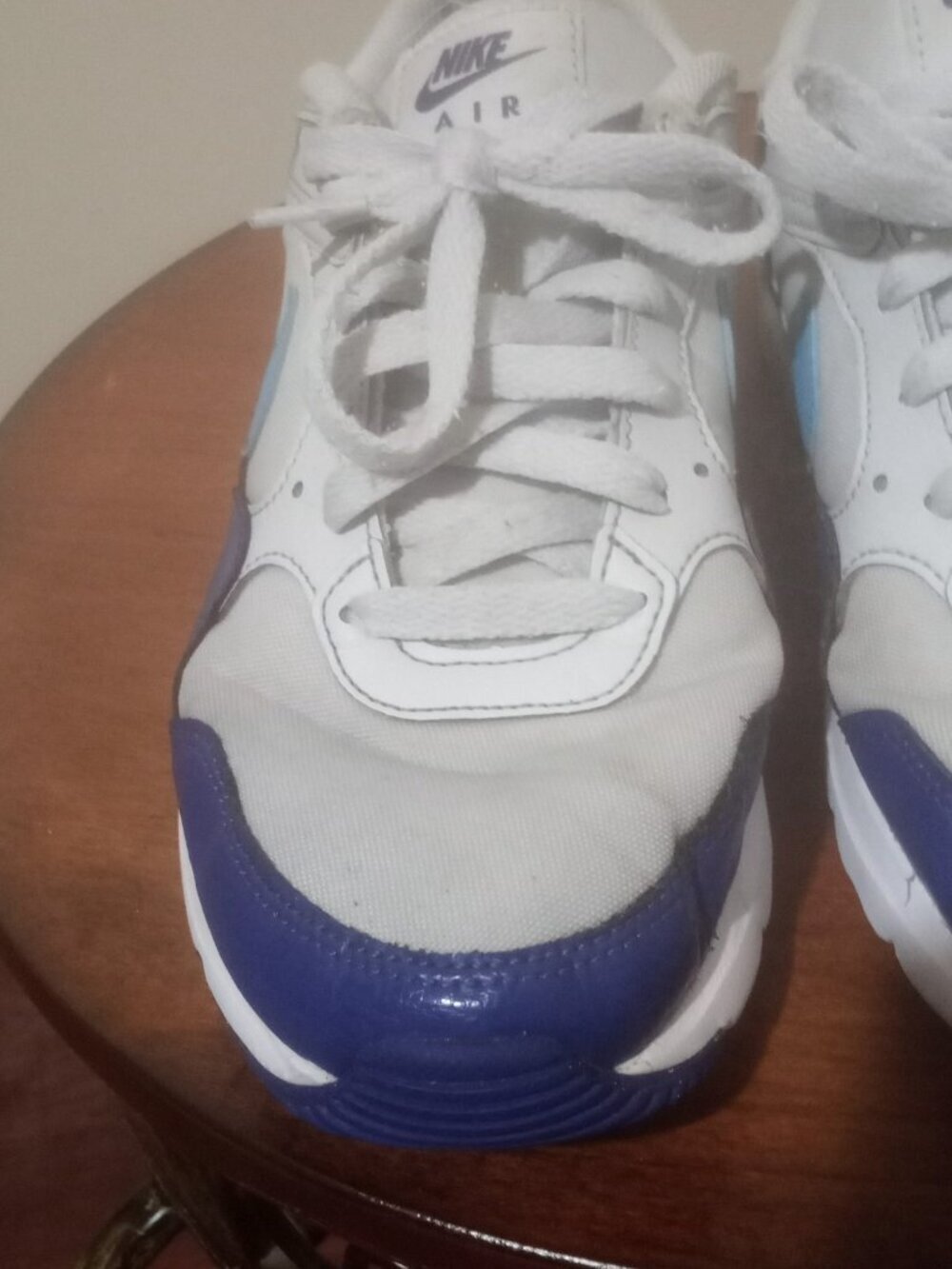 Nike Air Max Shoes Mens Size 7.5 White Blue CW4555-012 Running Sneakers Athletic - Picture 7 of 13